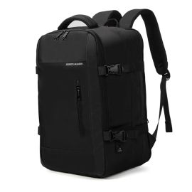 Mochila sem gênero, impermeável, reforçada, com capacidade ampliada de 30-42L, adequada para portátil, viagens diárias, cor