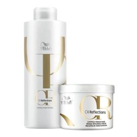 Wella Professionals Oil Reflections - Shampoo 1000ml + Máscara 500ml Kit