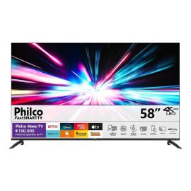 Smart Tv Philco 58 P58vik 4k Uhd Led Roku Dolby Audio Wi-fi Hdr10 110/220v - [PIX]