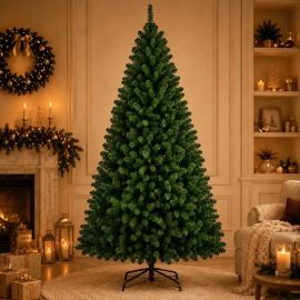 Árvore de Natal Grande 2,10 Metros Pinheiro Tradicional 1000 Galhos Cheia Verde Luxo - [PIX]