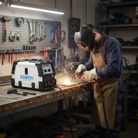 Máquina Solda 250a Sem Gás com Acessórios 110v/220v Dobevi Branco 127/220v