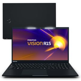 Notebook Positivo Vision R15 AMD® Ryzen 5-5500U Linux 16GB RAM 256GB SSD Full HD 15.6” TELA IPS