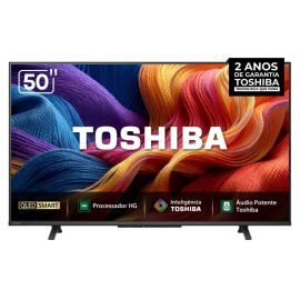 Smart Tv Toshiba 50" Qled Full Hd 60hz Vidaa com Wi-fi Dual Band e Bluetooth 50V45SS Bivolt